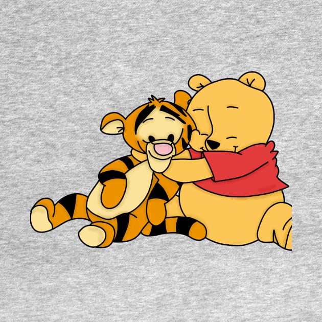 Pooh and Tigger by LeeAnnaRose96